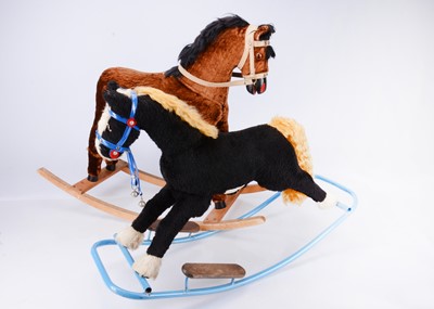 Lot 82 - Two post-war rocking horses