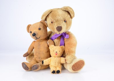 Lot 94 - Three post-war teddy bears