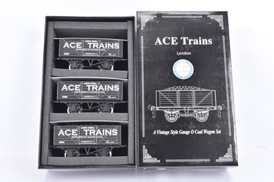 Lot 497 - ACE Trains 0 Gauge three Coal Truck set 'ACE Trains'