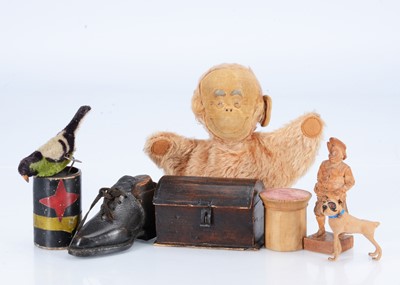 Lot 100 - A Merrythought Gran'pop' monkey hand puppet