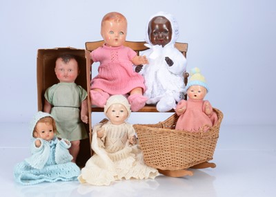 Lot 146 - A large quantity of composition baby dolls