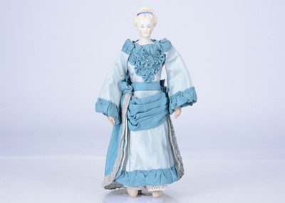 Lot 158 - A rare mid-19th century Conta and Boehme bisque shoulder-head doll