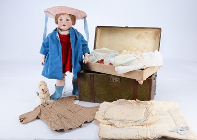 Lot 185 - A Bahr & Proschild 585 character baby