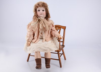 Lot 187 - Two small Kestner character dolls