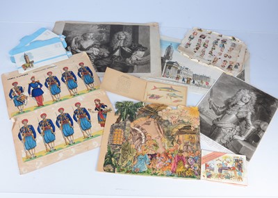 Lot 217 - Printed ephemera and prints