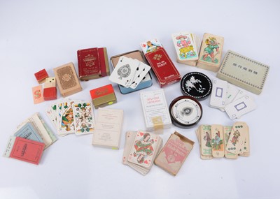 Lot 233 - Various interesting playing cards