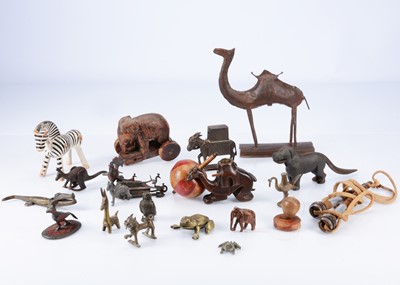 Lot 235 - Wooden toys and ornaments