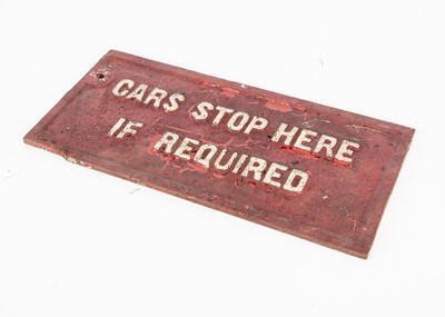 Lot 577 - London Transport Tram Sign