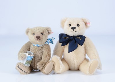 Lot 259 - Two Steiff limited edition  teddy bears