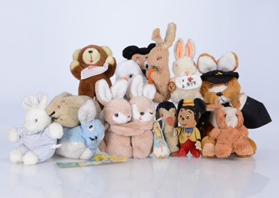 Lot 276 - A selection of manufactured soft toys