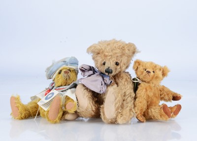 Lot 284 - Two Norbeary Bears Ragamuffins artist teddy bears