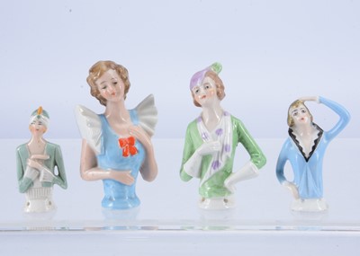 Lot 296 - Four Art Deco 1930s pin dolls