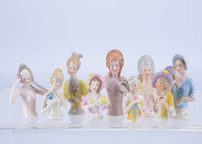 Lot 298 - Nine pin or half dolls