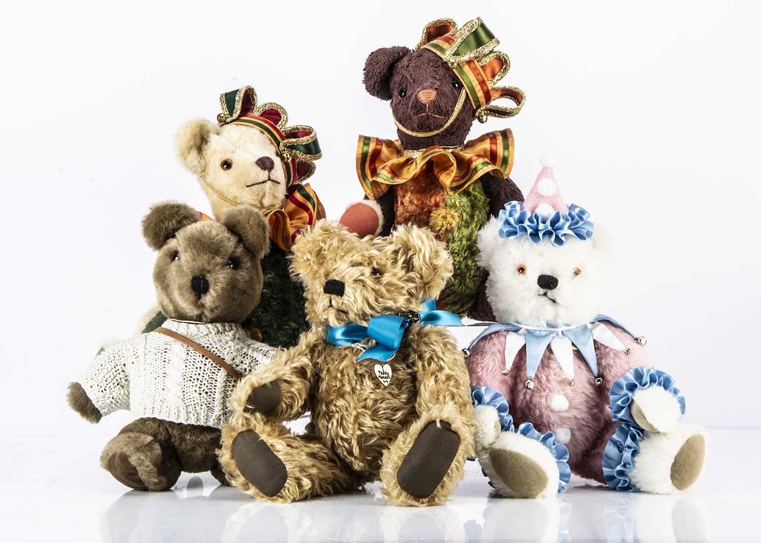 Lot 83 - Five artist Teddy Bears