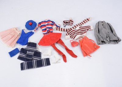 Lot 336 - A selection of 1960s Sindy clothes