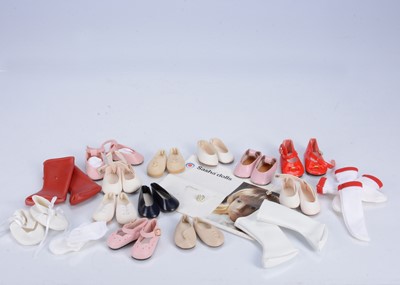 Lot 353 - A selection of dolls shoes for Sasha dolls
