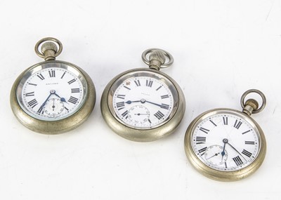 Lot 595 - Pre BR Pocket Watches (3)