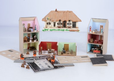 Lot 433 - Two Fiona Broadwood Mulberry House 1:48th scale dolls' houses