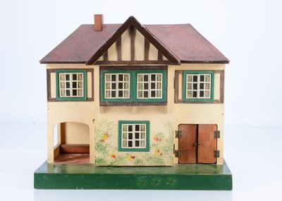 Lot 436 - A Tri-ang wooden dolls' house No.61