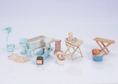 Lot 446 - Dolls' house bathroom