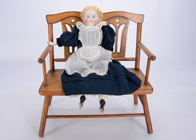 Lot 459 - An 19th century Alt, Beck & Gottschalk bisque shoulder head doll