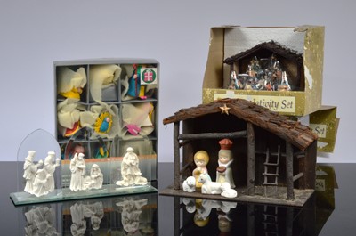 Lot 478 - A collection of Nativity scenes