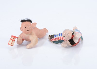 Lot 481 - A winged Japanese Gosho-ningy? baby doll