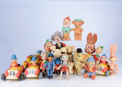 Lot 516 - A large collection of rubber and vinyl toys