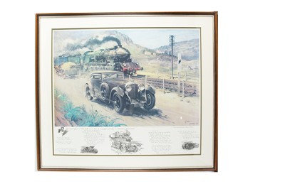 Lot 612 - Terence Cuneo Steam Locomotive Prints (3)