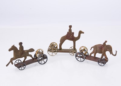 Lot 529 - Three Henri Avoiron (French) Penny Toys