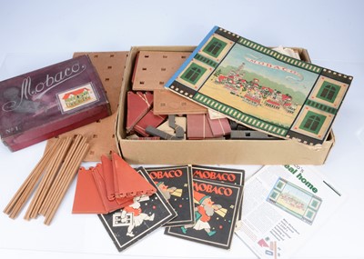 Lot 544 - Mobaco (Dutch) compressed fibreboard construction set