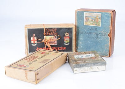 Lot 552 - Three GWR Jig-saw puzzles