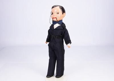 Lot 560 - A 1930s Reliable Doll Company Charlie McCarthy ventriloquist puppet  (Toronto, Canada)