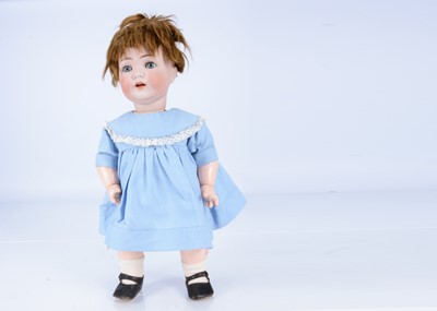 Lot 574 - A Simon and Halbig  122P bisque headed character toddler with rare walking body