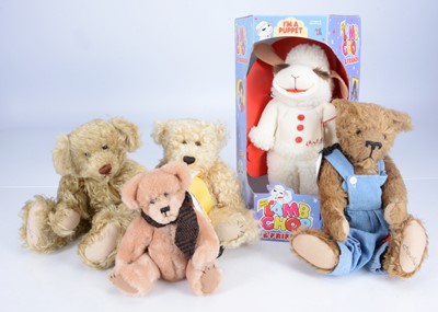 Lot 640 - Four artist teddy bears