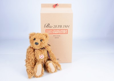 Lot 648 - A Steiff limited edition replica Bear 28 PB 1904 teddy bear