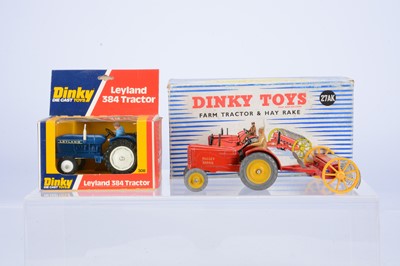 Lot 22 - Dinky Toy Tractors