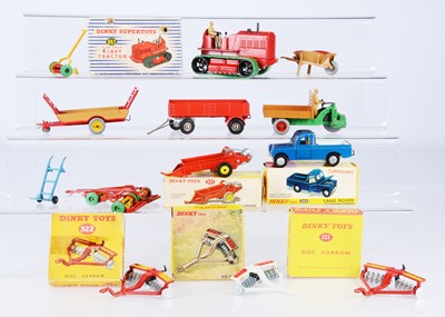 Lot 26 - Dinky Toys Farm Vehicles & Implements