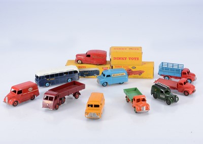 Lot 28 - 1950's-60's Dinky Toys Small Commercial Vehicles