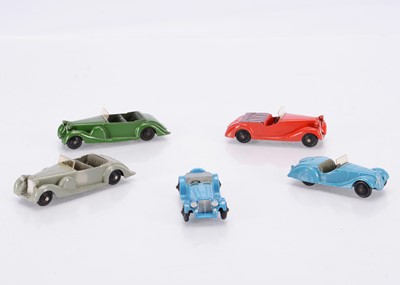 Lot 42 - Dinky Toys 38 Series Touring Cars