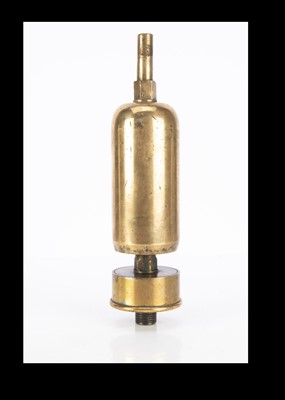 Lot 720 - Brass Bell Form Steam Whistle