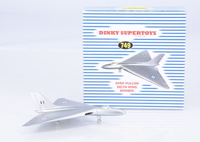 Lot 62 - A White Metal Copy Dinky Supertoys 749 Avro Vulcan Delta Wing Bomber