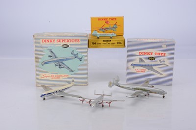 Lot 63 - 1950's-60's Boxed Dinky Toy Aircraft