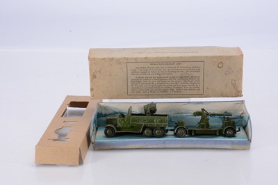Lot 66 - A Pre-War Dinky Toys 161 Mobile Anti-Aircraft Unit
