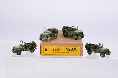 Lot 69 - A Dinky Toys 153a Jeep Trade Box