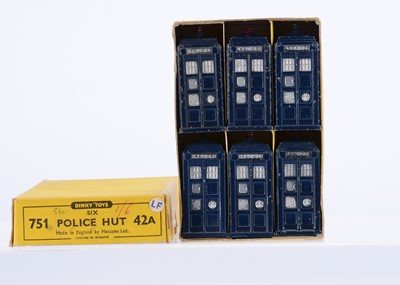 Lot 76 - A Dinky Toys 751/42a Police Hut Trade Box
