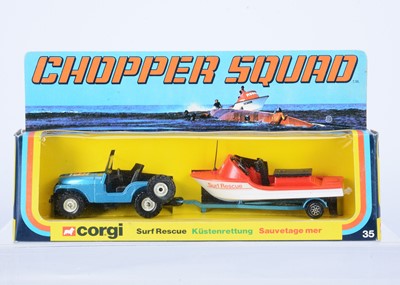 Lot 106 - A Corgi Toys GS35 Chopper Squad Surf Rescue Set