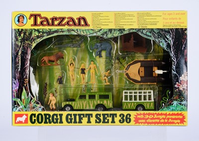 Lot 120 - A Corgi Toys Gift Set 36 Tarzan Set