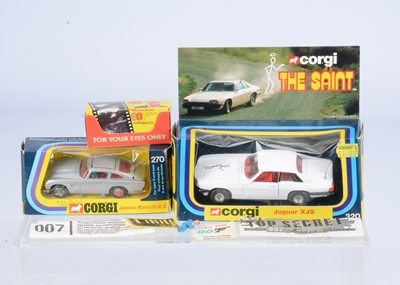 Lot 123 - James Bond & The Saint Corgi Toys
