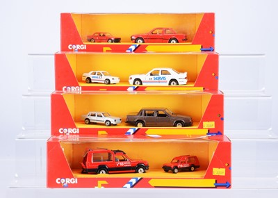 Lot 132 - 1980's Corgi Toys Red Box Little & Large Sets